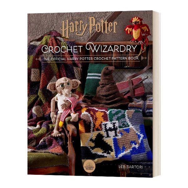 Harry Potter Crochet Wizardry Crochet Patterns 哈利波特 钩针魔法 手工编织书 英文版 进口英语原版书籍 英文原版 精装