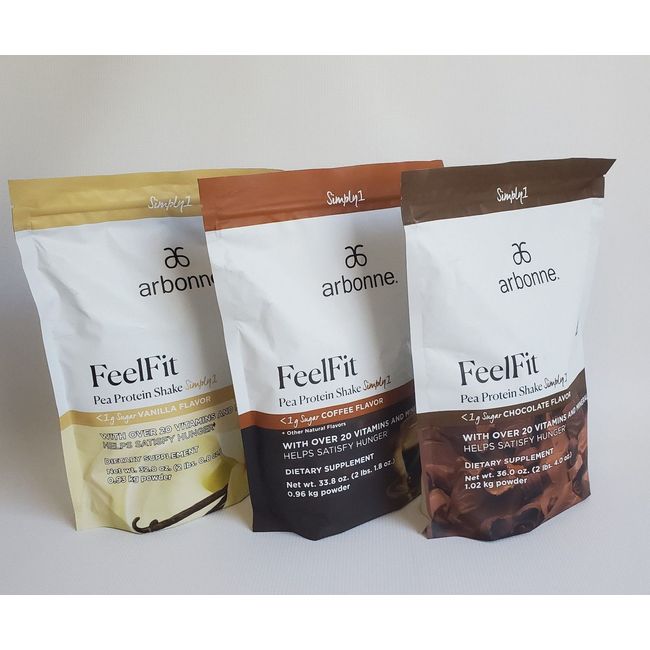 FeelFit Pea Protein Shake - Coffee Flavor, Shop-All/Nutrition/FeelFit