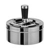 Chrome rotating ashtray, diameter approx. 11 cm