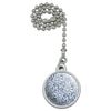 GRAPHICS & MORE Delicate Hand-Drawn Lace Pattern Hearts Ceiling Fan and Light Pull Chain