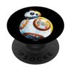 Star Wars BB-8 Vibrant Portrait Black Background PopSockets Swappable PopGrip