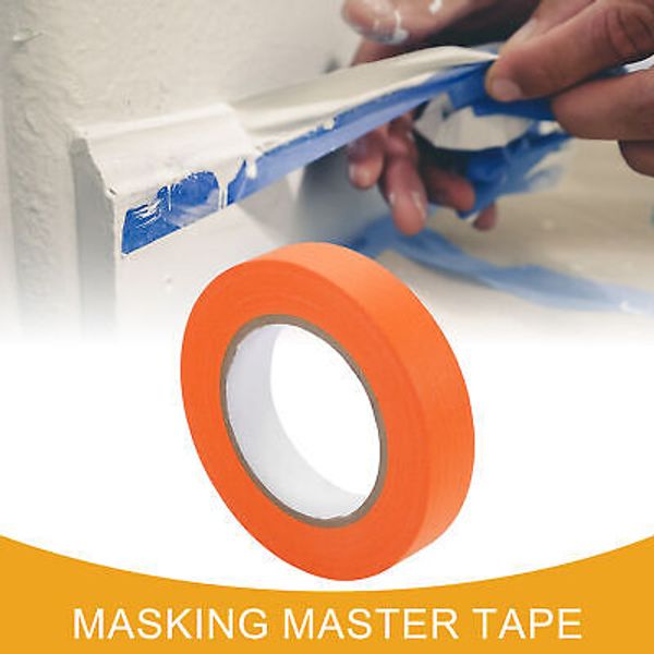 1pc 1 Inches x 60.1 Yards Painters Tape Masking Tape DIY No Residue Orange