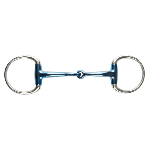 Korsteel JP Blue Steel Jointed Eggbutt Snaffle Bit, 5"