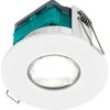 Luceco FType Essence Dimmable Flat Downlight, 5 Watts, IP65 Rated, 3000K, White Bezel