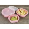 Reston Lloyd Microwave Storage, Adjustable Vent on Lids Cookware Set, Multiple Sizes, Pink