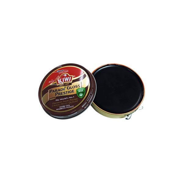 [Self-Defense Force Goods] KIWI-001 Shoe Polishing Cream, Oil-Based Wax, Kiwi, PARADE GLOSS, Parade Gloss, Men's Boots, Shoes, (02) Dark Tan (Brown), Free Size