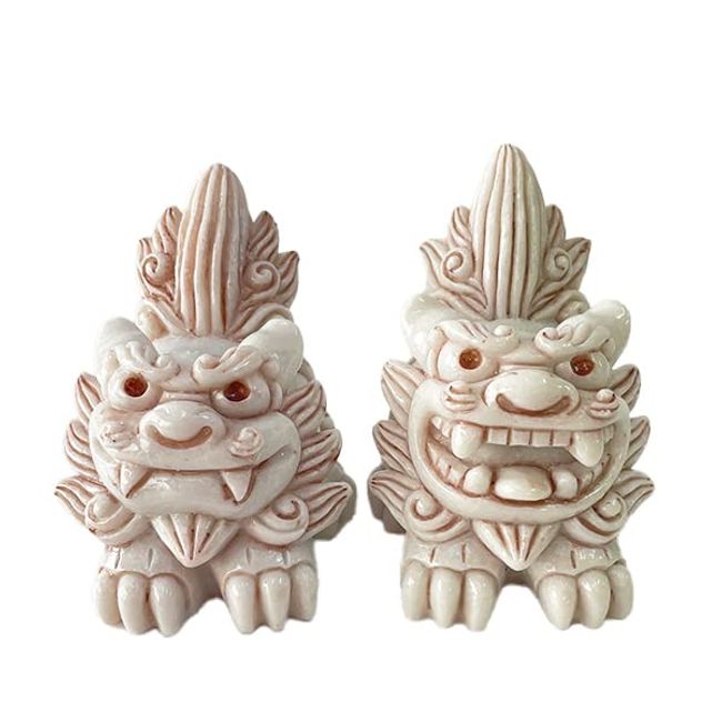 Kubakasaya Shisa Figurine, Okinawa Souvenir, Entrance Pair, Lucky Shishi Shisa, Good Luck, Feng Shui, Good Luck, Lucky Charm, Ryukyu