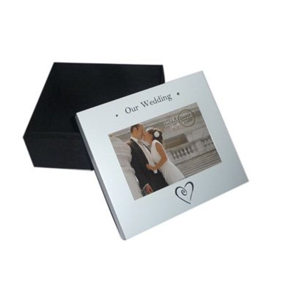 GTR Aluminium Wedding Keepsakes Box with Frame (XWG348)