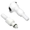 Motion Pro Quick-Disconnect Dual Shut-Off Coupling - 1/4"/--