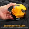 Power Source For Dewalt 20V Lithium Battery Charger 2 USB Adapter for DCB090 NEW