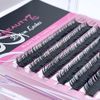 Semi-permanent Lower Bottom Eyelash Extensions J Curl Individual Under Lashes 0.15mm Thickness 5mm 6mm 7mm Mixed Tray Black