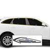 BOGAR TECH DESIGNS Side Window Trim Chrome Delete Overlay Compatible with Jaguar F-Pace 2017-2025, Gloss Black
