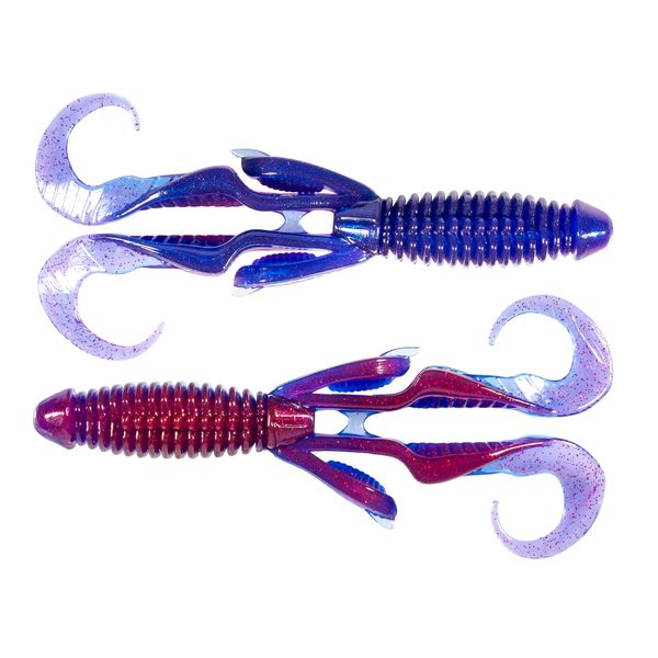 Z-Man GR45-378PK4 Gremlin, 4.5" Purple Rain, 4 Pack