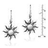 Dancing Mystical Sunshine .925 Sterling Silver Dangle Earrings