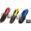GOBEST hex, hex ball and torx tamperproof security folding key set 24 pcs (GB-0019)