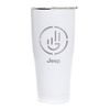 Jeep Wave Tumbler - White, 30 oz