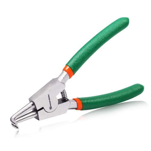 SPEEDWOX Snap Ring Pliers Curved C-Ring Pliers for Axis 90° 4.7 inches (120 mm) C-Shaped Snap Ring Removal Tool