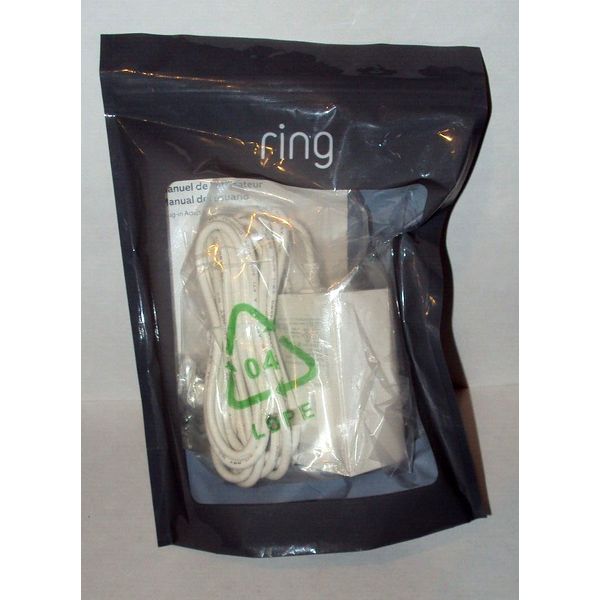 Ring Plug In Adapter for Ring Video Doorbells White