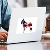 CafePress American Frenchie Rectangle Sticker Rectangle Bumper Sticker Car Decal