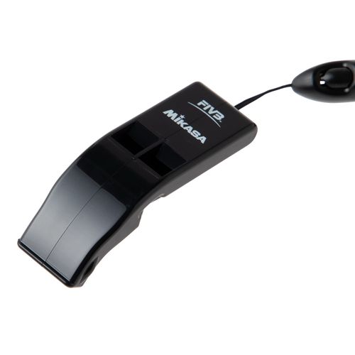 MIKASA BEAT500-BK Volleyball Whistle, Corkless, Black