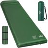 Memory Sleeping Pad, 3.1" Ultra-Thick Sleeping Mats for Camping, Easy Inflate&De