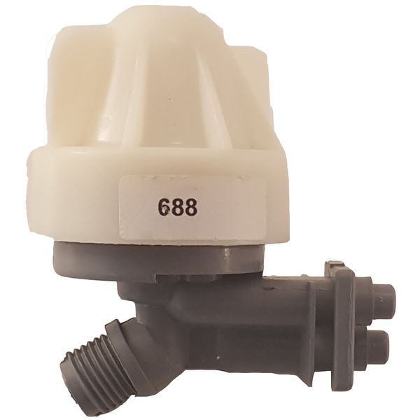 Kenmore 7253808 Water Softener Nozzle and Venturi Assembly Genuine Original Equipment Manufacturer (OEM) Part Cream and Gray