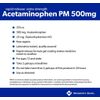 Extra Strength Acetaminophen PM 500mg, Rapid Release~375 Gelcaps Exp.6/2027