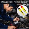 Wire Piercing Probe Piercing Clip Set Wire Piercing Tool for 2mm Insulation Piercing Test for Multimeter Voltage Voltmeter Thermometer Testing (4 Pieces)