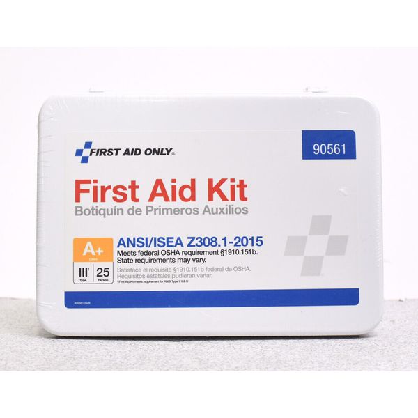 First Aid Kit 90561 ANSI/ISEA Z308.1-2015