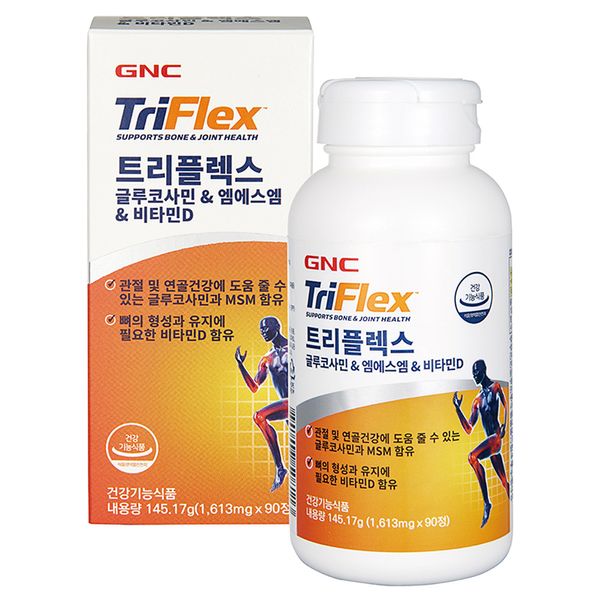 GNC Triplex Glucosamine MSM & Vitamin D, 1ea, 145.17g