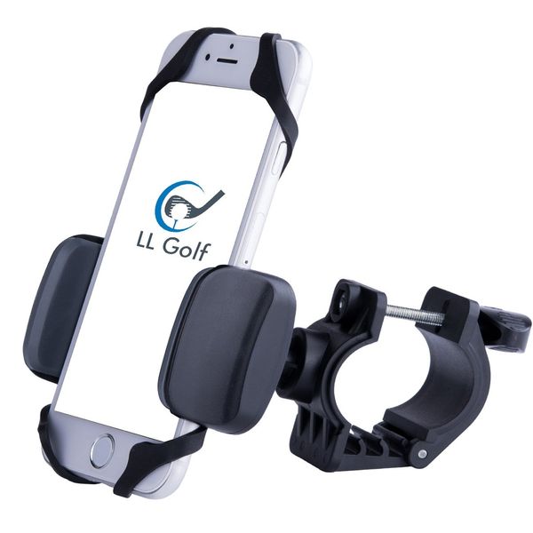 LL-Golf ® Universal Golf Trolley Handyhalter/Smartphone Halter/Cart Handy GPS Halterung/Smartphonehalter für alle gängigen Smartphones