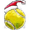 CafePress Xmastennis Rectangle Magnet, 2"x3" Refrigerator Magnet
