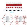 8pcs Low Noise Propellers Blades Props Set White & Red For DJI Mini 4K Drone