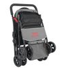 VEVOR Pet Stroller Foldable 4 Wheels Travel Dog Stroller Reversible Handle