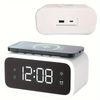 LED Large Screen Wireless Charging Alarm Clock Magnetic Fast Charging, Wireless