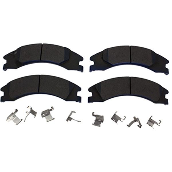 BRSD1329B Motorcraft 2-Wheel Set Brake Pad Sets Rear for E350 Van E150 E250 Ford