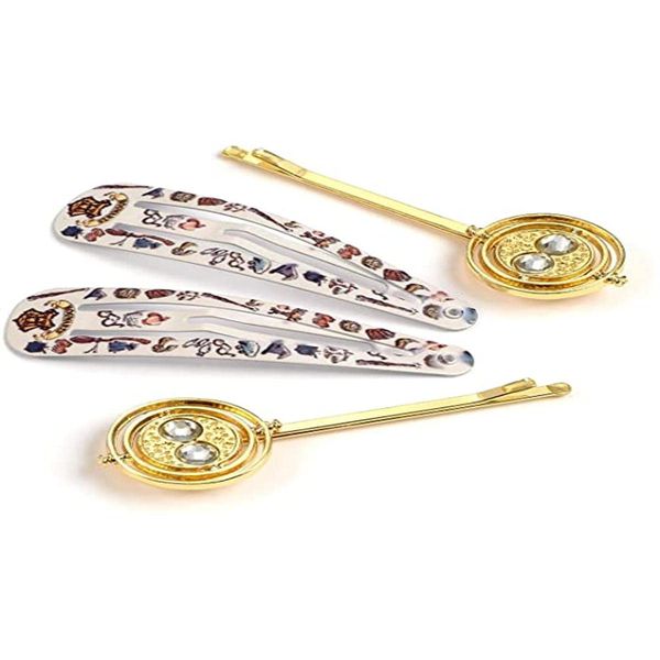 Harry Potter Official Time Turner Hair Clip Set by The Carat Shop