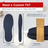The Felt Store 8mm Long-Lasting Wool Felt Insoles for Men and Women, Warm Wool Boot Insoles for Winter, Adjustable Wool Insoles, 2 Pair - Size 8