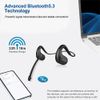 Mpow Bluetooth Headset Open Ear Headphones with Removable Noise Cancelling Mic