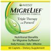 MigreLief Original Triple Therapy with Puracol - Nutritional Support for Migraine Sufferers - 60 Caplets/1 Month Supply