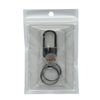 Eden E895 Keychain, Car, Motorcycle, Carabiner, Hook, Double Ring, Keyring, Men's Key Case, Silver, Silver
