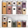 32 Pcs Airtight Food Storage Containers Set Pantry Kitchen Organization Plastic