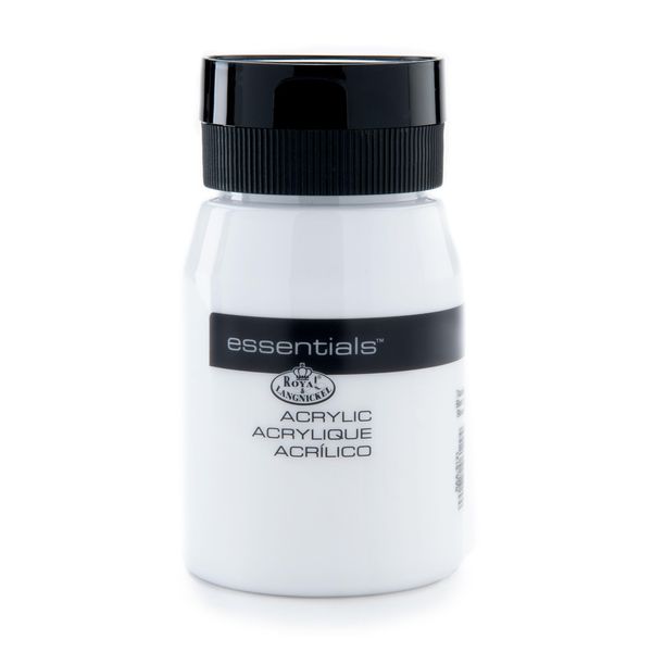 Royal & Langnickel RAA-5121 Essentials 500ml Acrylic Paint - Titanium White