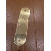 Rectangle/oblong Backplates For Drawer Pulls In Polished Brass Finish