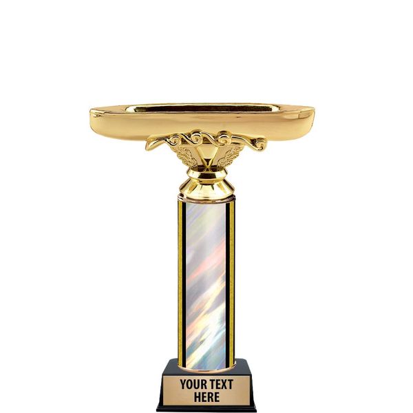 8.25" Canoe Trophies - Canoe Silver Trophy Awards Prime