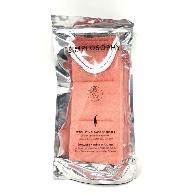 Simplosophy Exfoliating Back Scrubber Pink