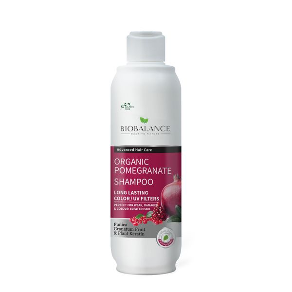 Bio Balance Organic Pomegranate Shampoo for weak, damaged & colour treated hair