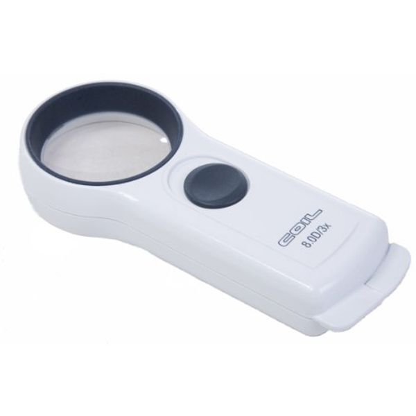3X COIL Illuminated Pocket Magnifier 1.75 Inch Lens