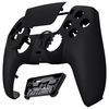 eXtremeRate LUNA Redesigned Black Front Shell Touchpad Compatible with ps5 Controller BDM-010 020 030 040 050, DIY Replacement Custom Touch Pad Cover Compatible with ps5 Controller