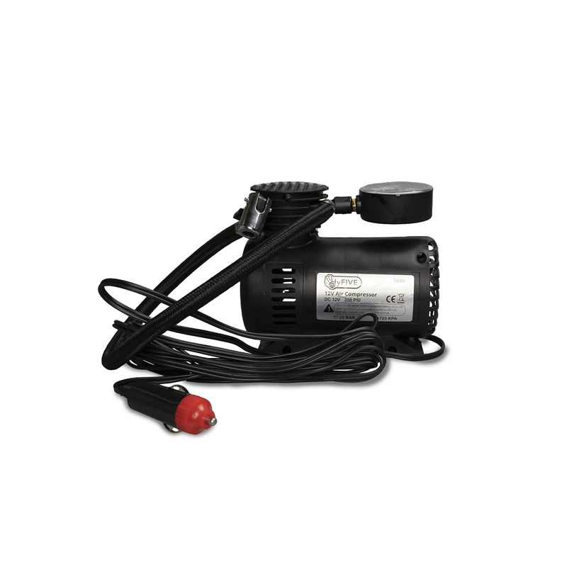 Hyfive Tyre Compressor Pump 12V DC Car and Bike Inflator 250 PSI ...